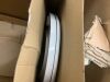 Glacier Bay 12 in. Rough In 2-Piece 1.28 GPF Single Flush Elongated Toilet in White, Seat Included - Been Installed, Unused, Needs New Wax Ring - 7