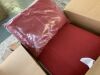 Lot of (2) ARDEN 21 in. x 21 in. Ruby Red Leala Outdoor Dining Chair Cushion - 4