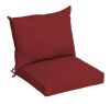 ARDEN 21 in. x 21 in. Ruby Red Leala Outdoor Dining Chair Cushion