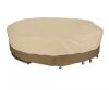 Classic Accessories Veranda 130 in. Dia x 30 in. H Round General Purpose Patio Furniture Cover
