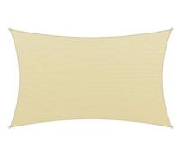 AMGO 10 ft. x 13 ft. Beige Rectangle Shade Sail