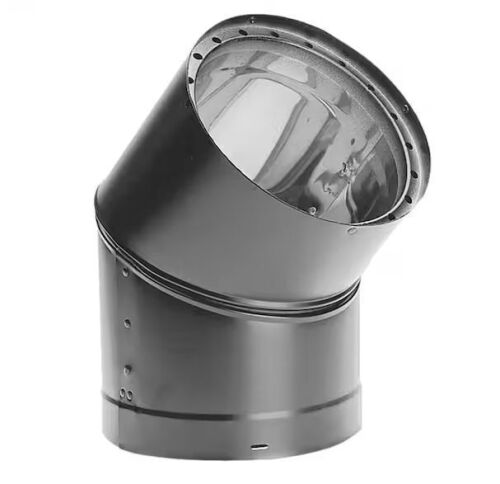DuraVent Model DVL Double Wall Stove Pipe 6in. Diameter 45&deg; Double Wall Elbow