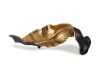 Signature DESIGN BY ASHLEY Melinda Black/Gold 20 in. x 6 in. Leaves Metal Sculpture