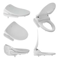 BIO BIDET HD-7000 Electric Bidet Seat for Round Toilets in White with Fusion Heating Technology