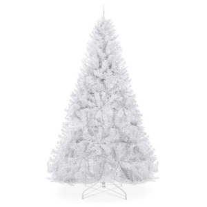 6 ft. Premium Artificial Pine Christmas Tree w/ 1,000 Tips, Foldable Metal Base. Appears New