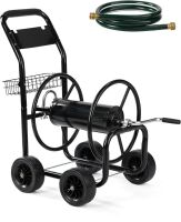 Garden Hose Reel Cart, Hold Up to 300 ft of 5/8&rsquo;&rsquo; Hose