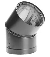 DuraVent Model DVL Double Wall Stove Pipe 6in. Diameter 45&deg; Double Wall Elbow
