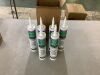 Case of (6) Custom Building Products Commercial #641 10.1 oz. Cool White Silicone Caulk