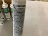 Case of (6) Custom Building Products Commercial #641 10.1 oz. Cool White Silicone Caulk - 6