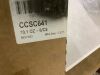 Case of (6) Custom Building Products Commercial #641 10.1 oz. Cool White Silicone Caulk - 7