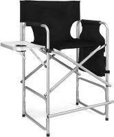 6" Tall Folding Directors Chair with Side Table