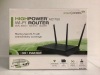 Amped Wireless High Power Router, E-Commerce Return, Sold as is