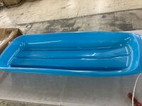 48in Kids Toboggan Snow Sled Board w/ Pull Rope, Curved Edges