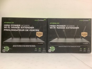 Lot (2) Amped Wireless High Power Wifi Range Extender, E-Commerce Return, Sold as is