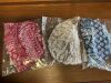 Pre-Tied Silky Bandana Headwrap, Lot of 36
