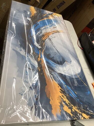 Abstract Canvas Wall Art Decor, 20 x 40 Inch