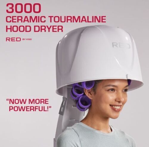 Ceramic Tourmaline Hooded Dryer with Adjustable Height & 4 Heat Settings
