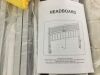 Full Size Adjustable Upholstered Headboard with 2 Tier Shelves and Pegboard with Charging Stations and LED Lights - White - 3