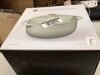 Cast-Iron Dutch Oven Kitchen Cookware w/ Enamel, Handles - 7.5qt - 2