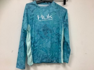 Huk Youth Long Sleeve Shirt, YXL, Appears New, Sold as is