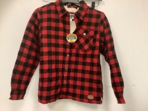 Outdoor Kids Sherpa Lined Flannel, YXL, Appears new, Sold as is