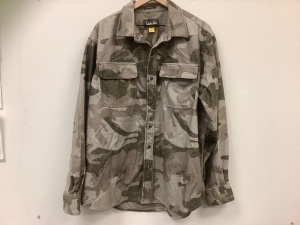 Camo Button Down, XL, E-Comm Return