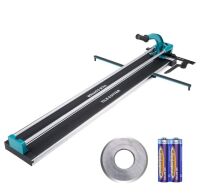 VEVOR Manual 48 inch Porcelain Ceramic Tile Cutter with Tungsten Carbide Cutting Wheel, Infrared Positioning, Anti-Skid Feet, Double Rails