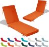 Lounge Cushions for Outdoor Furniture,Outdoor Lounge Chair Cushions Set of 2