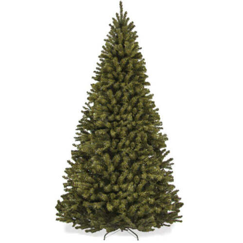 Unlit Artificial Green Spruce Christmas Tree, w/Easy Assembly 7.5ft