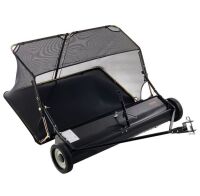 VEVOR 52 in Tow Behind Lawn Sweeper, 26 cu.ft., Adjustable Sweeping Height, Dumping Rope