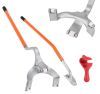 VEVOR 22.5"-24.5" Manual Steel Tire Changer Mount Demount Removal Tool, with Extra Bead Holder, Tubeless Truck Bead Breaker