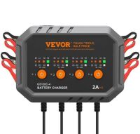 VEVOR 8-Amp, LiFePO4 Lead-Acid (AGM / Gel / SLA) Car Battery Charger