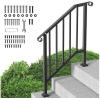 VEVOR Handrails for Outdoor Steps, 2-3 Step