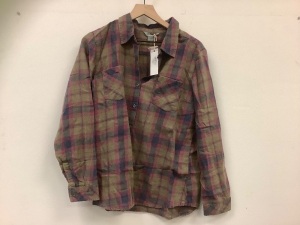 Natural Reflections Womens Flannel, Large, Appears New