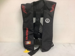 Mustang Inflatable Life Vest, Appears New, Sold as is