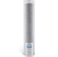 VEVOR Whole House Water Filter Replacement Cartridge, 4.5" x 20" CTO Carbon Block