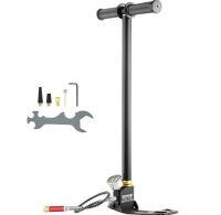 VEVOR 3 Stage, 30Mpa 4500 PSI High Pressure PCP Air Rifile Filling Stirrup Pump with Oil-Moisture Filter Pressure Gauge