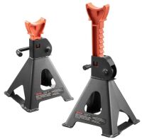 VEVOR Heavy Duty Steel Jack Auto Stands with Locking, 3 Ton Capacity, 10.8-16.3 in Adjustable Height