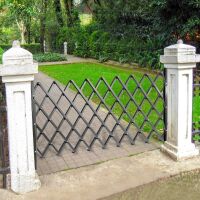 VEVOR Single Folding Security Gate, 51.57" H x 42" W