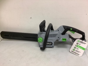 Ego Power Chain Saw, Does not come with Battery, E-Commerce Return, Sold as is