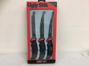 Ugly Stik Knife Set, Appears New, Sold as is