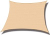 Cool Area Oversized Square Sun Shade Sail, 16'5" x 16'5", Sand Color - Appears New 