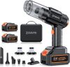 Car Vacuum Portable Cordless, 50000Pa High Power Rechargeable Dust Buster with 2 Batteries & Charger, 6-in-1 Handheld Vacuum Cleaners for Home, Car, Pet Hair, Keyboard