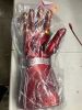 Red Infinity Gauntlet with Removable Gems Infinity Gloves LED Gem Three Lighting Modes Halloween Cosplay Prop - 3
