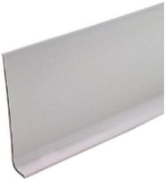 MD Building Products Vinyl Wall Base,&nbsp;Bulk Roll, 4" x&nbsp;120', Silver Gray - NEW in Damaged Box