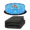 VINGLI 18 FT Round Pool Liner Pad for Above Ground Swimming Pools/Extra Thick Swimming Pool Mat