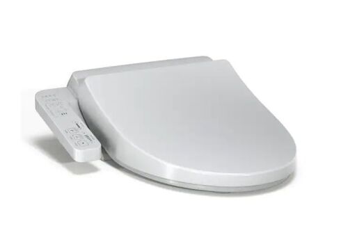 TOTO A2 Washlet Elongated Electronic Bidet Toilet Seat with Warm Water Cleansing, Cotton White