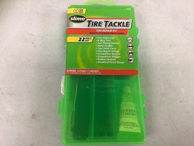 Slime Tire Tackle Tire Repair Kit, E-Commerce Return, Sold as is