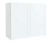 Hampton Bay Courtland 36 in. W x 12 in. D x 30 in. H Assembled Shaker Wall Kitchen Cabinet in Polar White