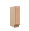 Hampton Bay Recessed Panel 9 in. W x 24 in. D x 34.5 in. H Assembled Full Height Door Base Kitchen Cabinet in Unfinished